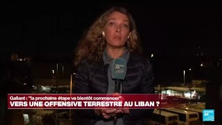 Au Liban une opération terrestre israélienne quotde plus en plus plausiblequot • FRANCE 24 [upl. by Tshombe]