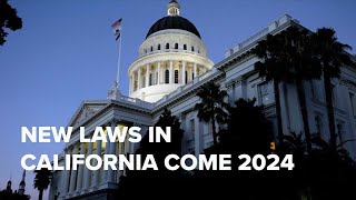 New laws in California 2024 These new California laws go into effect on January 1 [upl. by Nossaj]