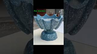 Unique Pot art trending viral diy shorts youtubeshorts cementing [upl. by Nbi]