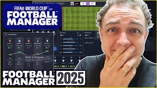 ⚠️ BOMBA Copa do Mundo FIFA de FOOTBALL MANAGER e PRIMEIRAS IMAGENS do Football Manager 2025 FM 25 [upl. by Enyehc839]