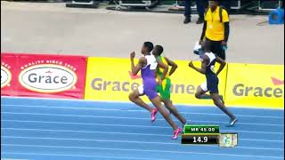 Issa Boys amp Girls Champs 2015  Class 1 400m Final [upl. by Alvie138]