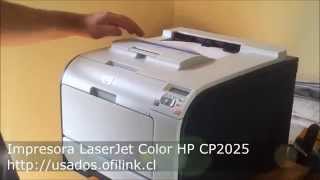 LaserJet Color HP CP2025  usadosofilinkcl [upl. by Oicanata]