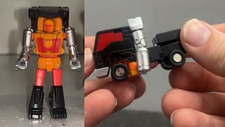 How to transform Newage 58 B Road games Transformers hobby exclusive gobots Road Ranger figure [upl. by Ragnar333]