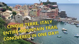 Cinque Terre Trail Conquered In Just One Day Ep 25 Italy 2023 MiniSeries Part 6 [upl. by Drewett]