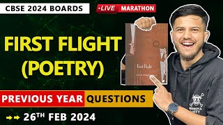 Class 10 First Flight One Shot Revision Poetry 🔥Class 10 English Complete Syllabus Marathon🔴 [upl. by Lenahtan]