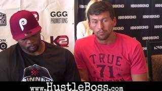 Gennady Golovkin and Abel Sanchez speak on the benefits of training at the Summit Gym in Big Bear C [upl. by Grochow604]