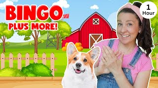 Bingo  More Nursery Rhymes amp Kids Songs  Ms Rachel [upl. by Llij]