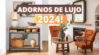 ADORNOS DE LUJO 2024 DECORACION DE INTERIORES [upl. by Kennet124]