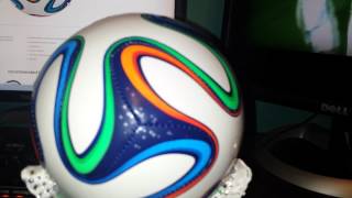 Adidas Brazuca Mini Matchball Soccer Ball Review [upl. by Atlee898]