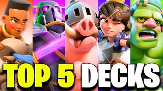 Top 5 BEST Decks in Clash Royale December 2024 [upl. by Hillhouse484]