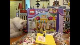 Lego Friends Set 41006 Downtown Bakery Unboxing [upl. by Inahpets663]