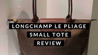 Longchamp Le Pliage Small Tote Review [upl. by Ramah]