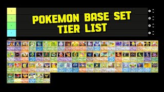 Pokémon Base Set Tier List [upl. by Aicelaf]