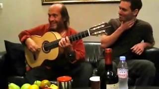 Paco de Lucia plays an Erez Perelman Flamenco Guitar Part 1 [upl. by Alra]