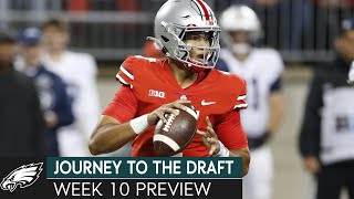 Week 10 Preview Quarterback Rankings amp Pro Football Focus Mock Draft  Journey to the Draft [upl. by Ennair685]