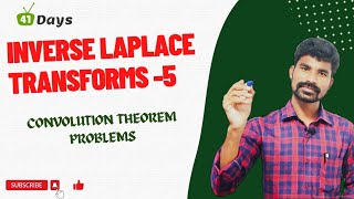 Inverse Laplace Transforms  Convolution theorem  Problems [upl. by Nodnil149]