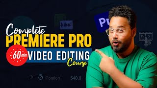 Premiere Pro Tutorial In Hindi  Complete Video Editing Course 2024 [upl. by Noonberg]