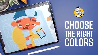 How to Choose the Right Colors in Procreate Tutorial [upl. by Silbahc985]