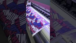 Our sublimation printer is printing a customer design factory sublimation printer custom vendor [upl. by Lever]