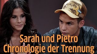 Sarah und Pietro Lombardi So lief ihre Trennung ab  eine Chronologie [upl. by Leimad]