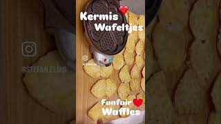 funfair waffles kermis wafels thehomebakingbook belgischbakboekroyal ​⁠​⁠hannibalbooks [upl. by Eisle300]