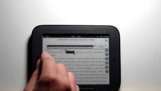 Nook Touch PDF Review  Stock and Rooted with Android Apps [upl. by Nylesoy433]