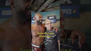 Gênios reconhecem gênios Jon Jones 🤝 Charles do Bronxs UFC309 [upl. by Malsi]