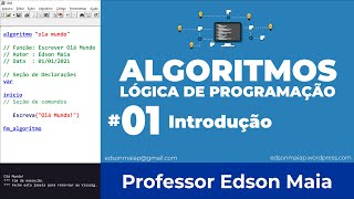 Curso de Algoritmo Aula 01 Introdução [upl. by Draillih651]