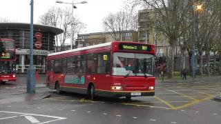 Londons Buses at Walthamstow Central 12Dec2014 [upl. by Bartel569]