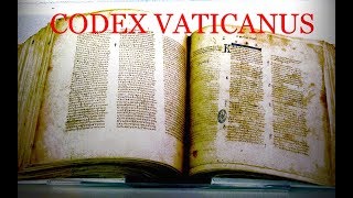 Reading Codex Vaticanus  basis for all modern bible translations [upl. by Vivyan]