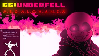 MEGALOVANIA EXTENDED used on GGUNDERFELL Sans survival fight ANIMATION [upl. by Amihsat375]