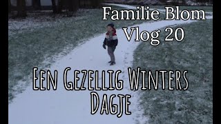 Familie Blom  Een gezellig winters dagje  vlog 20 [upl. by Ave]