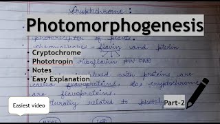 CryptochromePhototropinPhotomorphogenesisTypesFunctions [upl. by Ahseenak]