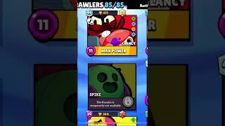 Spike Is Now Temporarily Unavailable brawlstars trending capcut [upl. by Eintrok197]