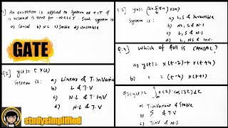 GATE questions on signals and systems  IMPORTANT [upl. by Acimahs922]