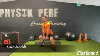 Exercise 19  Sumo deadlift with Elastiband® English version [upl. by Jaunita]