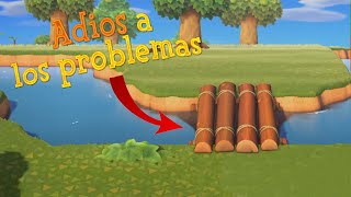 ANIMAL CROSSING NEW HORIZONS  COMO MOVER Y DEMOLER EDIFICIOS PUENTES Y RAMPAS [upl. by Catima]