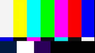 TV colour bars test card screen with sine tone in 4K [upl. by Rehtse977]