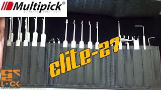 890 Review Multipick ELITE27 Lock Pick Set [upl. by Prober]