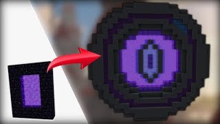 How To Transform a NETHER PORTAL  Minecraft [upl. by Bern]