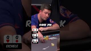 CRAZIEST poker hand EVER shorts [upl. by Rhyner601]