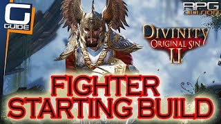 DIVINITY OS 2  How to build Fighter for Fort Joy amp Hollow Marshes [upl. by Yrred118]