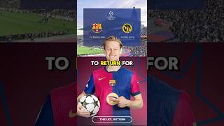 De Jong’s Return Is Close👀🔴🔵 barcelona youtubeshorts shorts [upl. by Isadore734]