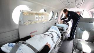 Hawker Beechcraft King Air 350ER Air Ambulance Video with Spectrum Aeromed Equipment [upl. by Ysdnyl]