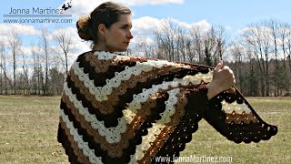 How To Crochet A Beautiful Shells Shawl  Crochet Shawl  EASY [upl. by Aman963]