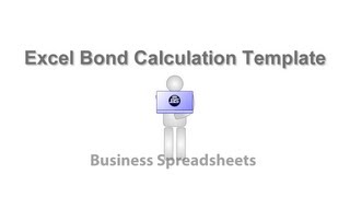 Excel Bond Calculation Template [upl. by Notyep]