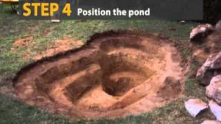 How to construct a preformed pond [upl. by Rimidalv662]