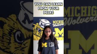 Advice for College Students  JOIN STUDY GROUPS umich collegeadvice [upl. by Soph]