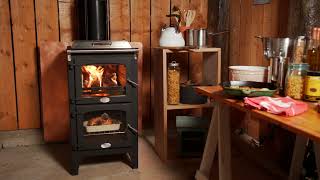 Go Eco BakeChef Cooking Wood Burning Stove [upl. by Simpson]