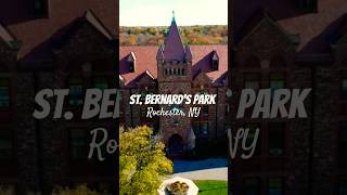 Castle on the Hill  St Bernards Park Rochester NY • 4K Drone [upl. by Seerdi634]